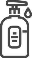 Bottle drink icon symbol image. Illustration of the drink water bottle glass design image vector