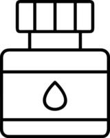 Bottle drink icon symbol image. Illustration of the drink water bottle glass design image vector