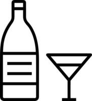 Bottle drink icon symbol image. Illustration of the drink water bottle glass design image vector