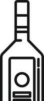 Bottle drink icon symbol image. Illustration of the drink water bottle glass design image vector