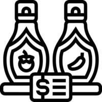 Bottle drink icon symbol image. Illustration of the drink water bottle glass design image vector