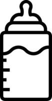 Bottle drink icon symbol image. Illustration of the drink water bottle glass design image vector