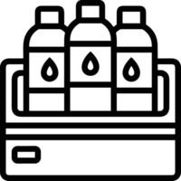 Bottle drink icon symbol image. Illustration of the drink water bottle glass design image vector