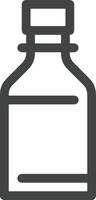 Bottle drink icon symbol image. Illustration of the drink water bottle glass design image vector