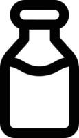 Bottle drink icon symbol image. Illustration of the drink water bottle glass design image vector