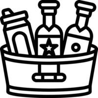 Bottle drink icon symbol image. Illustration of the drink water bottle glass design image vector