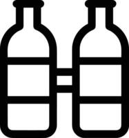 Bottle drink icon symbol image. Illustration of the drink water bottle glass design image vector