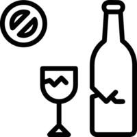 Bottle drink icon symbol image. Illustration of the drink water bottle glass design image vector