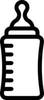 Bottle drink icon symbol image. Illustration of the drink water bottle glass design image vector