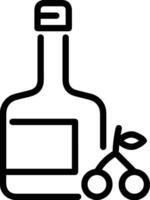 Bottle drink icon symbol image. Illustration of the drink water bottle glass design image vector