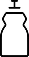 Bottle drink icon symbol image. Illustration of the drink water bottle glass design image vector