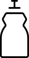 Bottle drink icon symbol image. Illustration of the drink water bottle glass design image vector