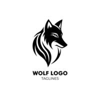 A Wolf Logo vector