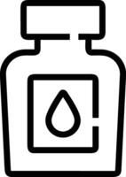 Bottle drink icon symbol image. Illustration of the drink water bottle glass design image vector