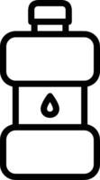Bottle drink icon symbol image. Illustration of the drink water bottle glass design image vector