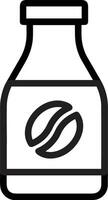 Bottle drink icon symbol image. Illustration of the drink water bottle glass design image vector