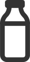 Bottle drink icon symbol image. Illustration of the drink water bottle glass design image vector