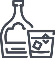 Bottle drink icon symbol image. Illustration of the drink water bottle glass design image vector