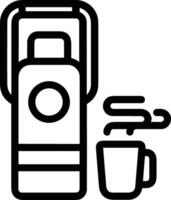 Bottle drink icon symbol image. Illustration of the drink water bottle glass design image vector