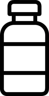 Bottle drink icon symbol image. Illustration of the drink water bottle glass design image