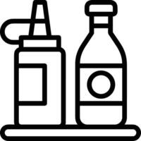 Bottle drink icon symbol image. Illustration of the drink water bottle glass design image vector