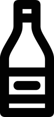 Bottle drink icon symbol image. Illustration of the drink water bottle glass design image