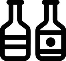 Bottle drink icon symbol image. Illustration of the drink water bottle glass design image vector