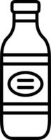 Bottle drink icon symbol image. Illustration of the drink water bottle glass design image vector