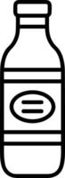 Bottle drink icon symbol image. Illustration of the drink water bottle glass design image vector