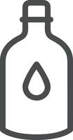 Bottle drink icon symbol image. Illustration of the drink water bottle glass design image vector