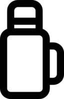 Bottle drink icon symbol image. Illustration of the drink water bottle glass design image vector