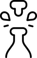 Bottle drink icon symbol image. Illustration of the drink water bottle glass design image vector