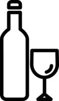 Bottle drink icon symbol image. Illustration of the drink water bottle glass design image vector