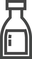 Bottle drink icon symbol image. Illustration of the drink water bottle glass design image vector