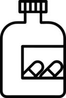 Bottle drink icon symbol image. Illustration of the drink water bottle glass design image vector