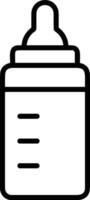 Bottle drink icon symbol image. Illustration of the drink water bottle glass design image vector