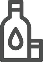 Bottle drink icon symbol image. Illustration of the drink water bottle glass design image vector