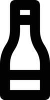 Bottle drink icon symbol image. Illustration of the drink water bottle glass design image vector