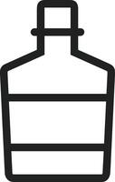 Bottle drink icon symbol image. Illustration of the drink water bottle glass design image vector