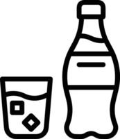 Bottle drink icon symbol image. Illustration of the drink water bottle glass design image vector