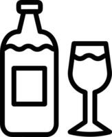 Bottle drink icon symbol image. Illustration of the drink water bottle glass design image vector