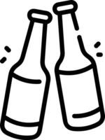 Bottle drink icon symbol image. Illustration of the drink water bottle glass design image vector