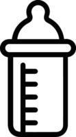 Bottle drink icon symbol image. Illustration of the drink water bottle glass design image vector