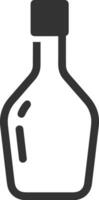 Bottle drink icon symbol image. Illustration of the drink water bottle glass design image vector