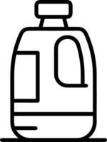 Bottle drink icon symbol image. Illustration of the drink water bottle glass design image vector