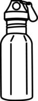 Bottle drink icon symbol image. Illustration of the drink water bottle glass design image vector