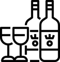 Bottle drink icon symbol image. Illustration of the drink water bottle glass design image vector