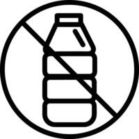 Bottle drink icon symbol image. Illustration of the drink water bottle glass design image vector