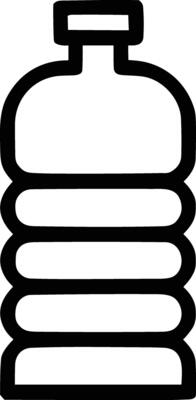 Bottle drink icon symbol image. Illustration of the drink water bottle glass design image