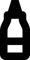 Bottle drink icon symbol image. Illustration of the drink water bottle glass design image vector